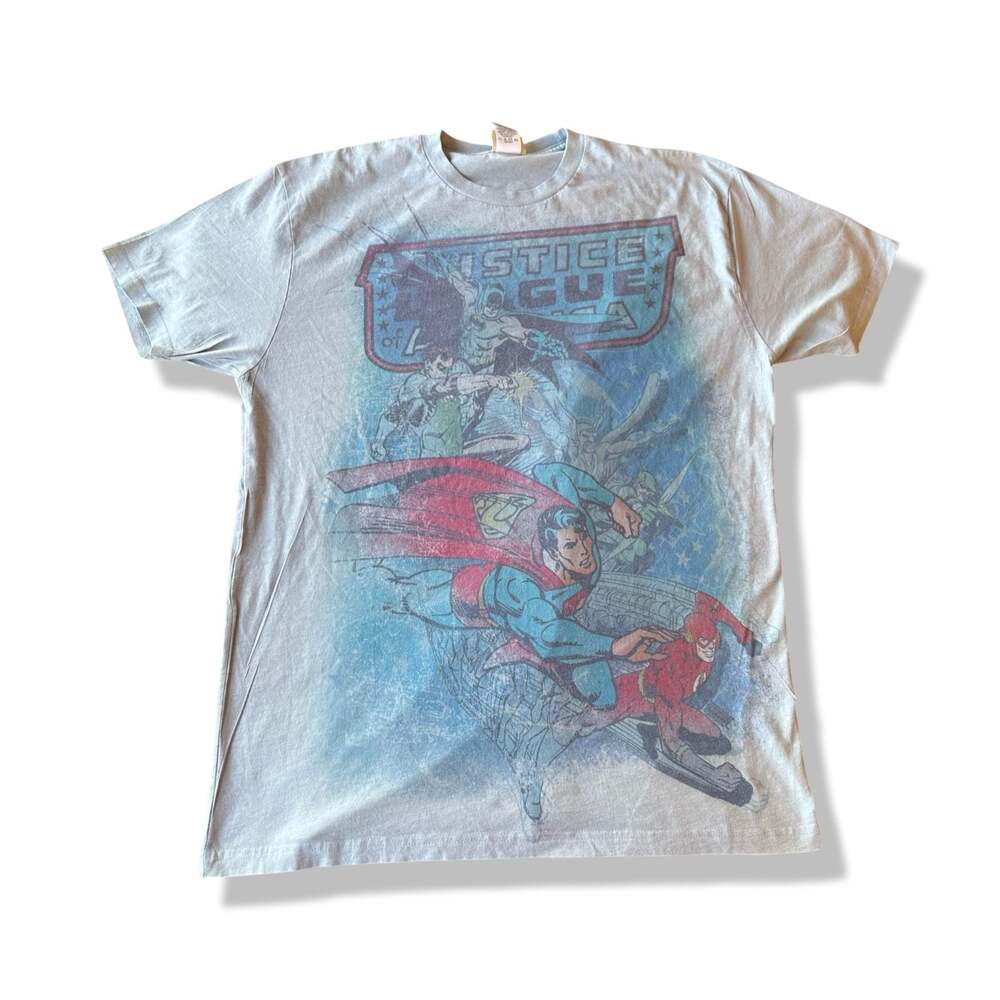 DC Comics Originals Justice League Distressed Graphic T-Shirt